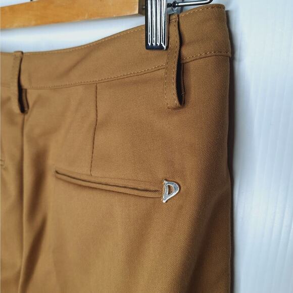 Dondup Italy Women's Cropped Trouser Pant Pleated IT 40 Small Academia Jodhpurs - Picture 9 of 12